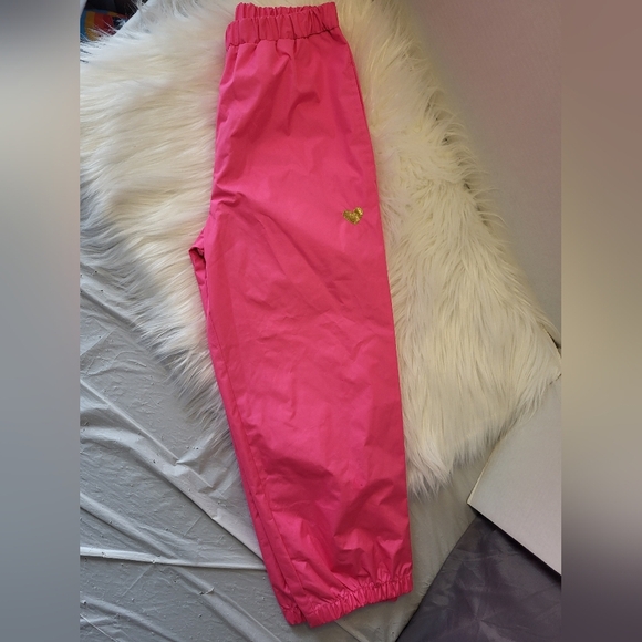 OshKosh B'gosh Bright Pink Kids Splash Pants, Size 6X - Picture 6 of 6